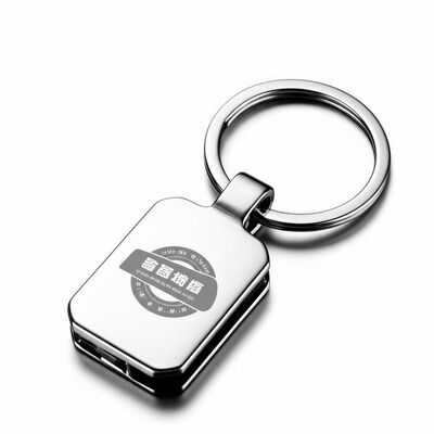 Niestandardowy logo Metal Keychain Holder Zink Alloy Trwały projekt nadaje się do kampanii markowych korporacyjnych i codziennego noszenia