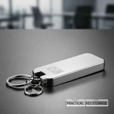 Zink stopu metalu Keychain posiadacz Trwała konstrukcja OEM ODM nadaje się do markowania na zamówienie i praktyczne przechowywanie kluczy