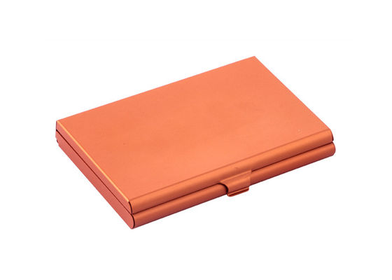 Spersonalizowane aluminiowe etui na karty Lustrzane szklane zamknięcie magnetyczne