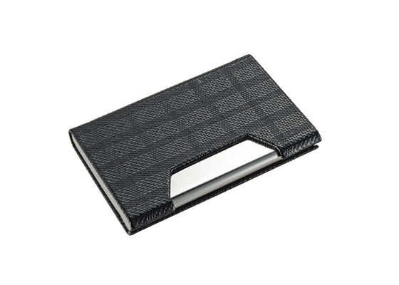65g Promocja PU Skórzany wizytownik Etui na karty magnetyczne 64*97*17mm