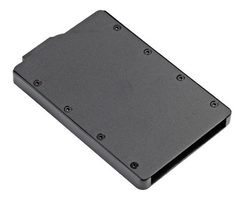 Karta kredytowa RFID Portfel klasyczny PU / Aluminium Organizer z szwami