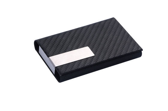Slim Metalowy posiadacz karty nazwiskowej zawiera do 50 wizytówek W polybag Pack