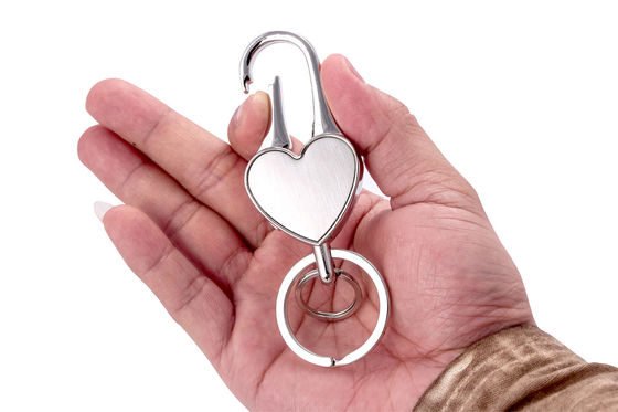 Zindywidualizowany logo Zink stopu Keychain posiadacz