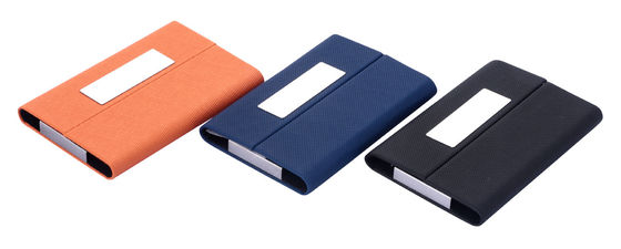 50 Pojemność wizytówki Slim Metal Business Card Holder PU Design With Compact Frame