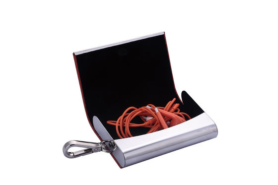 Slim Metal i PU Snap Closure Card Holder Organizer