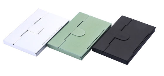 Slim Metal Metal Card Case / posiadacz wizytówek z zamknięciem szybkim