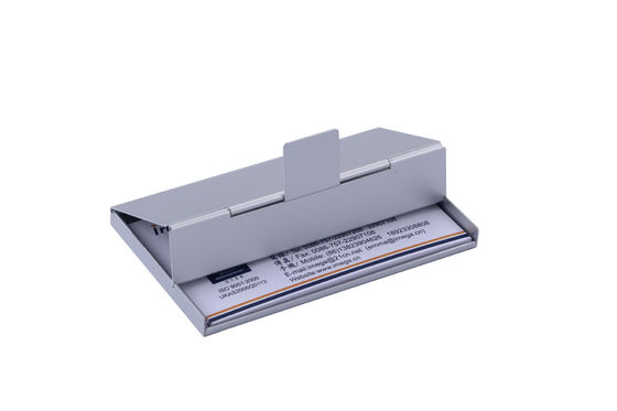 Slim Metal Metal Card Case / posiadacz wizytówek z zamknięciem szybkim
