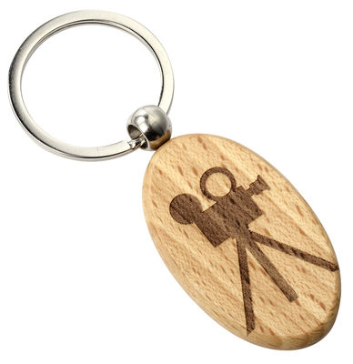 Drewniany brelok do grawerowania o grubości 2-10 mm, idealne połączenie stylu i natury