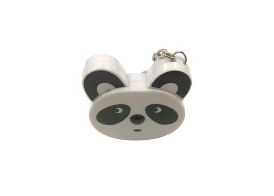 Cute Panda Chowana taśma miernicza Plastikowy krawiec Grubość 13 mm Druk cyfrowy