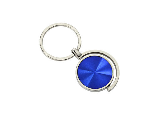 CD Pattern Metalowy brelok do kluczy Kolorowy okrągły brelok ze stopu cynku JR023