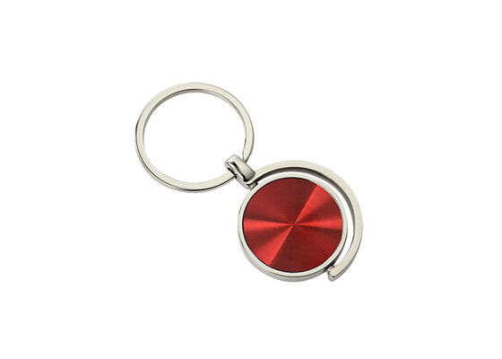 CD Pattern Metalowy brelok do kluczy Kolorowy okrągły brelok ze stopu cynku JR023