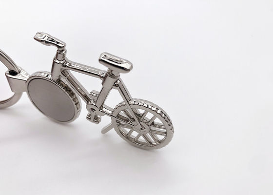 Rowerowe metalowe breloczki grawerowane laserowo Logo Bike breloczek pamiątkowy prezent