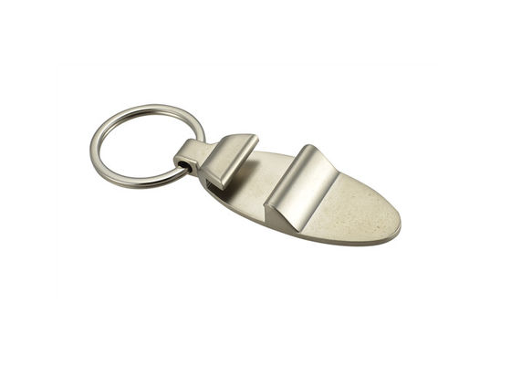Ellipse Spersonalizowany brelok do otwierania butelek ze stopu cynku Metalowy grawerowany brelok