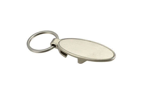 Ellipse Spersonalizowany brelok do otwierania butelek ze stopu cynku Metalowy grawerowany brelok