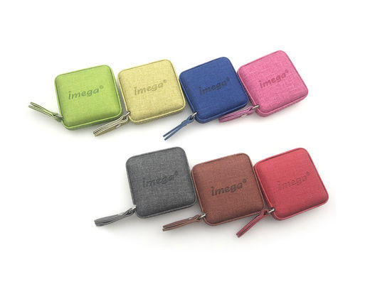 ABS PU Leather Mini chowana taśma miernicza Tekstura tkaniny Tłoczenie Logo Pamiątka