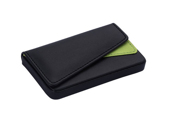 Etui na wizytówki ze skóry PU Prostokątne magnetyczne etui na wizytówki