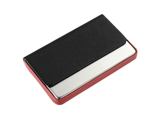 Markowe etui na karty magnetyczne PU skórzane metalowe etui na karty ze stopu cynku