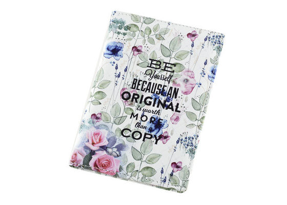 Travel Printing PU Passport Cover Skórzane wytłoczone logo Spersonalizowany portfel paszportowy