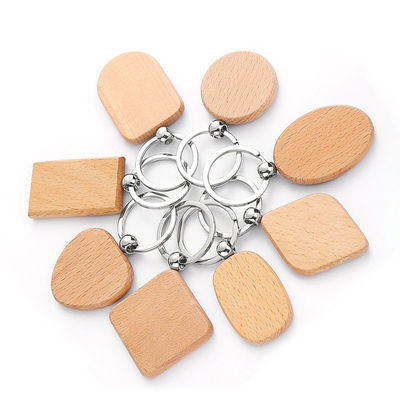 Dobra cena Spersonalizowane Drewniane Breloki Z Nazwą Dostosowany Okrągły Brelok Sublimacyjny w Internecie
