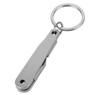 Dobra cena Zinc Alloy Metal Keychain Holder Durable and Customizable for OEM/ODM w Internecie