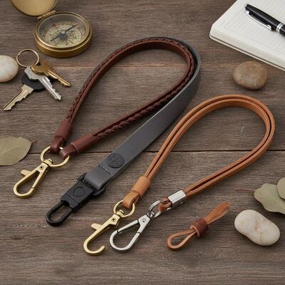 Dobra cena Klucze Organizacja i dekoracja Klucze ze skóry Lanyards 40 46 5mm Miękki materiał ze skóry Praktyczny design Idealny do codziennych w Internecie